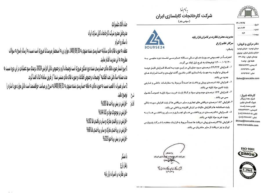 اخبار نماد بایکا 1400