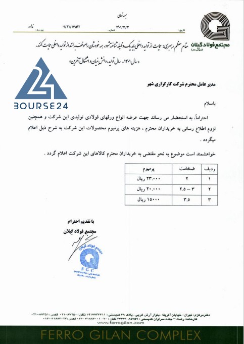 مجتمع فولاد گیلان