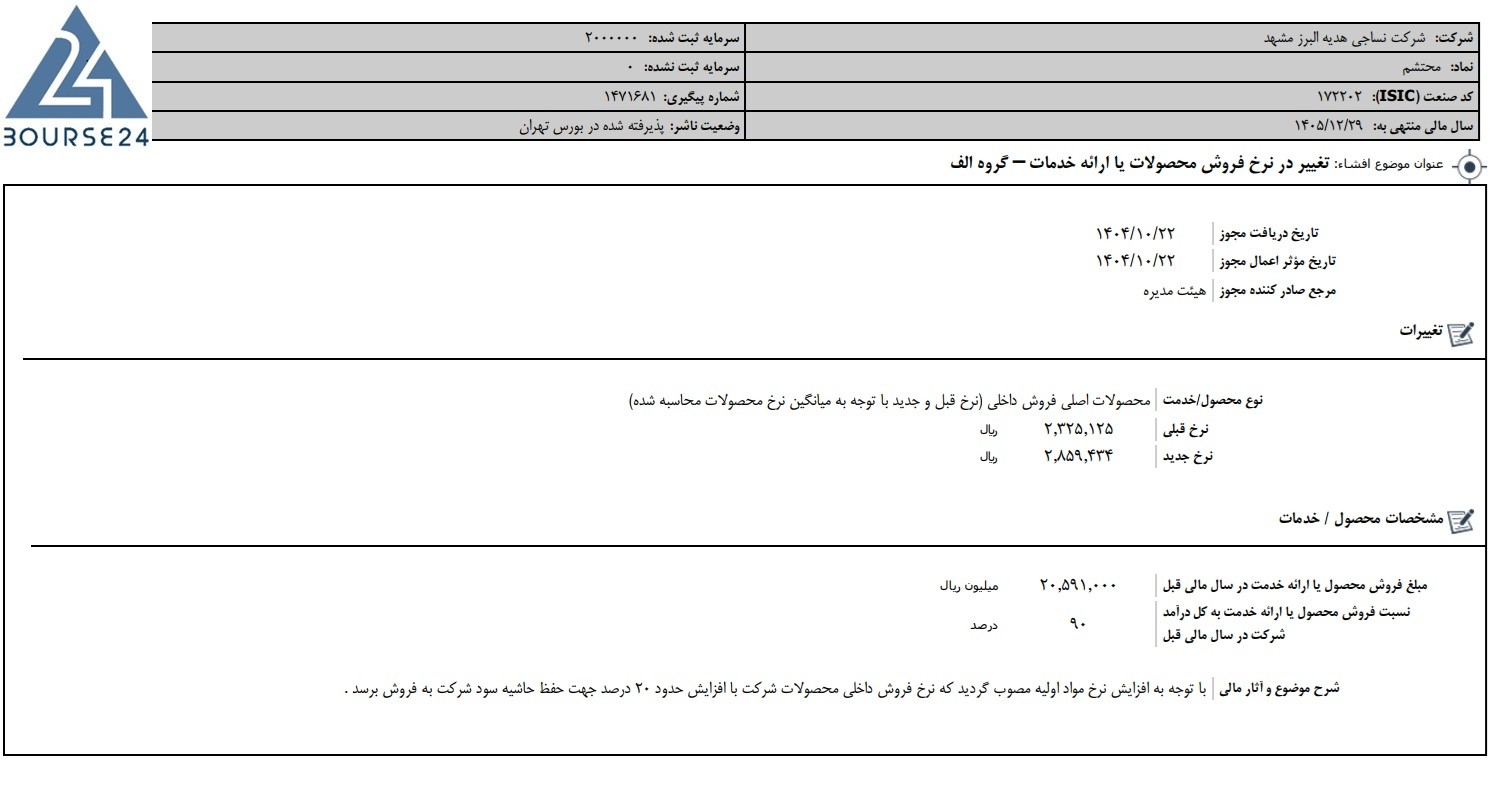 م