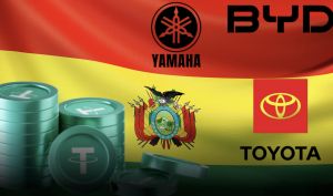 پذیرش استیبل‌کوین USDT توسط تویوتا، یاماها و BYD در بولیوی