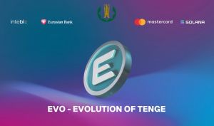 راه‌اندازی استیبل‌کوین EVO در قزاقستان با پشتوانه تنگه