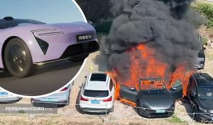 حادثه برای خودروی هوشمند چینی؛ آواتار در شعله‌ها سوخت