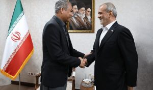دیدار وزیر کشور پاکستان با مسعود پزشکیان
