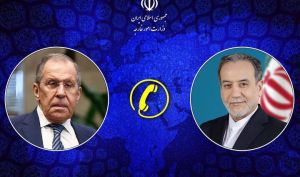 گفت‌وگوی تلفنی عراقچی و لاوروف | عراقچی : رفتارهای غیرقانونی آمریکا با ادعای دیپلماسی سازگار نیست