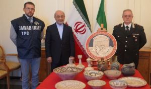 بازگشت ۱۳ اثر تاریخی ایران از ایتالیا با همکاری دو کشور