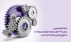 بانک اقتصادنوین  بیش از 104 هزار میلیارد تومان تسهیلات به صنایع پیشران پرداخت کرده است