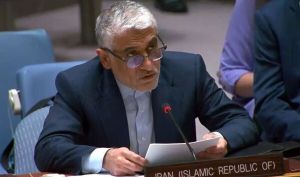 نماینده ایران در سازمان ملل: اگر آمریکا محاصره دریایی را لغو کند، ایران آماده مذاکره است/ برای جنگ نیز آمادگی داریم