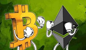 برآیند ورود و خروج بیت کوین و اتریوم به صرافی ها