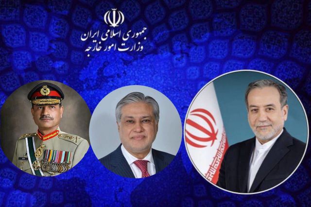 رایزنی تلفنی عراقچی با وزیر خارجه و فرمانده ارتش پاکستان درباره تحولات منطقه