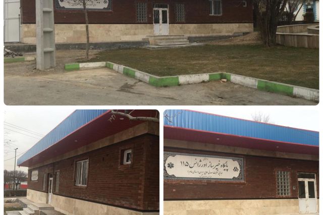 اهدا پایگاه خیرساز اورژانس ۱۱۵ توسط شرکت معدنی املاح ایران در اراک