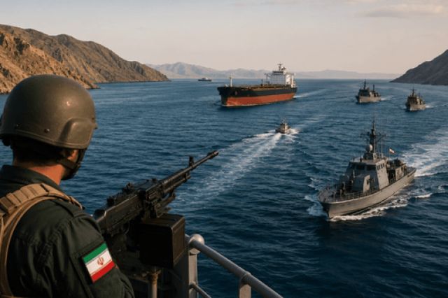 منبع نظامی: تنگه هرمز همچنان مسدود است