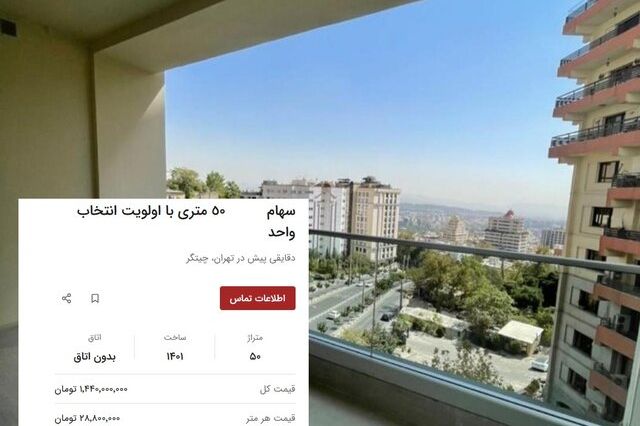 رونق فروش متری مسکن در پایتخت