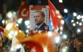 تصاویر: جشن پیروزی هواداران اردوغان 