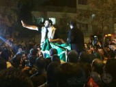 کنسولگری عربستان در مشهد به آتش کشیده شد (عکس)
