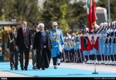 استقبال رسمی اردوغان از روحانی (تصاویر) 