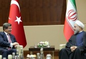 دیدار داوود اوغلو با روحانی (عکس) 