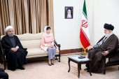 دیدار رئیس جمهور کره جنوبی با مقام معظم رهبری (عکس) 