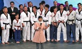 (تصاویر) رییس‌ جمهور کره‌ جنوبی در برج میلاد 