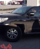 احسان علیخانی سوار بر لندکروزش 