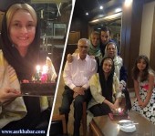 جشن تولد ۴۵ سالگی خانم بازیگر مجرد کشورمان