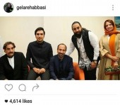 عکسی که گلاره عباسی از شهرام ناظری و اصغر فرهادی منتشر کرد 