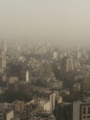 نخستین تصاویر از طوفان شدید تهران 
