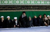 دومین شب عزاداری در محضر رهبر معظم انقلاب / تصاویر 