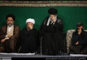 تصاویر: مراسم عزاداری شام غریبان با حضور مقام معظم رهبری 
