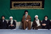 عزاداری اربعین در حضور مقام معظم رهبری 