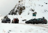 جاده شمشک به دیزین بسته شد 