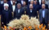 جشن خودکفایی گندم با حضور رییس جمهور / تصاویر 