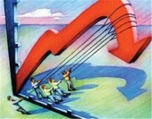 افت دسته جمعی صندوق ها