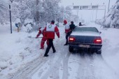 جزئیاتی از وضعیت راه‌ ها پس از بارش برف... 