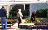 بازار گل محلاتی تهران روز جمعه ۴ فروردین / تصاویر 