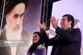 (تصاویر) چهره‌ های حاضر در جشن پیروزی روحانی