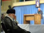 مراسم سوگواری مولای متقیان امام علی (ع) در حضور رهبر معظم انقلاب 