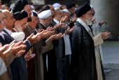 اقامه نماز عید فطر به امامت مقام معظم رهبری 