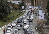 ترافیک ۱۴ کیلومتری در جاده چالوس