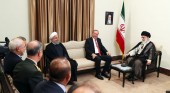 رهبر معظم انقلاب در دیدار با رییس جمهور ترکیه: متاسفانه سطح همکاری‌ های اقتصادی در چند سال اخیر میان ایران و ترکیه هیچ پیشرفتی نداشته است / در این باره بیش از پیش تلاش شود 