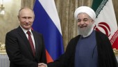 دیدار پوتین با روحانی در تهران... / تصاویر 