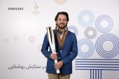 سامسونگ بهرام رادان را مشعل دار المپیک کرد 