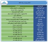 مروری بر گزارشات امروز