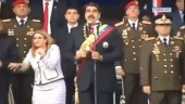انفجار پهپادهای حامل مواد منفجره در جریان سخنرانی مادورو / مردم وحشت زده فرار کردند / ونزوئلا: پهپادها بمب‌گذاری شده بود؛ قصد داشتند مادورو را ترور کنند
