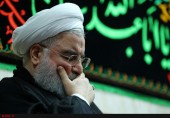 دومین روز مراسم عزاداری حضرت ابا عبدالله الحسین (ع) با حضور روحانی 