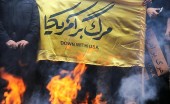 ثبت حماسه مردمی ۱۳ آبان در "چهل‌سالگی انقلاب"/ محکومیت شدید "تحریم‌های آمریکا" از بیت امام(ره) تا آب‌های خلیج‌فارس+ تصاویر