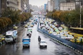 حال و هوای تهران در باران امروز 