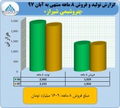 نگاهی به عملکرد ٨ ماهه پتروشیمی شیراز