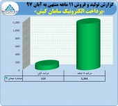 کسب درآمد قابل توجه سامان کیش در ١١ ماهه