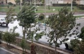 وقوع تند باد در تهران 
