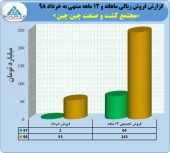 جهش چشمگیر فروش چین چین در ١٢ ماهه